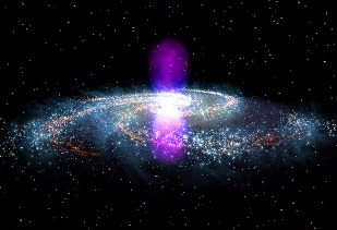 Lumina violet din centrul Caii Lactee si legatura sa cu spiritualitatea